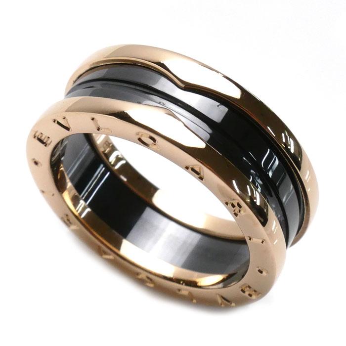 BVLGARI ブルガリ K18PG ピンクゴールド セラミック B-ZERO1 ビー 