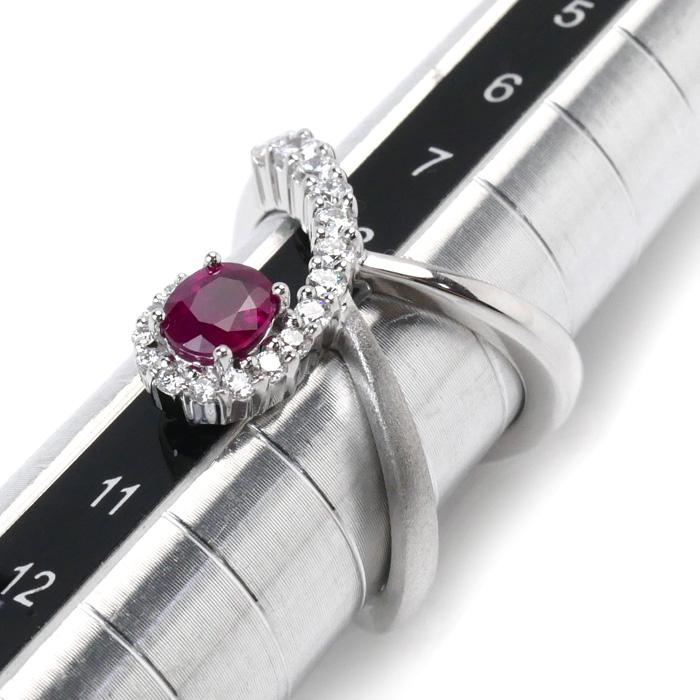 KARATI カラッチ K18WG ルビー ダイヤ リング・指輪 ルビー0.66ct  