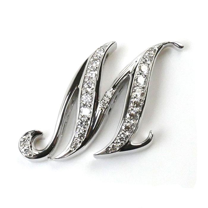 ゆきざき K18WG ALPHA イニシャルペンダント M ペンダントトップ Y  