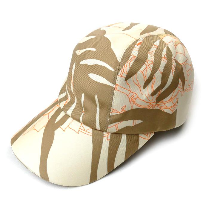 HERMES エルメス Davis Jungle Love キャップ ベージュ キャメル