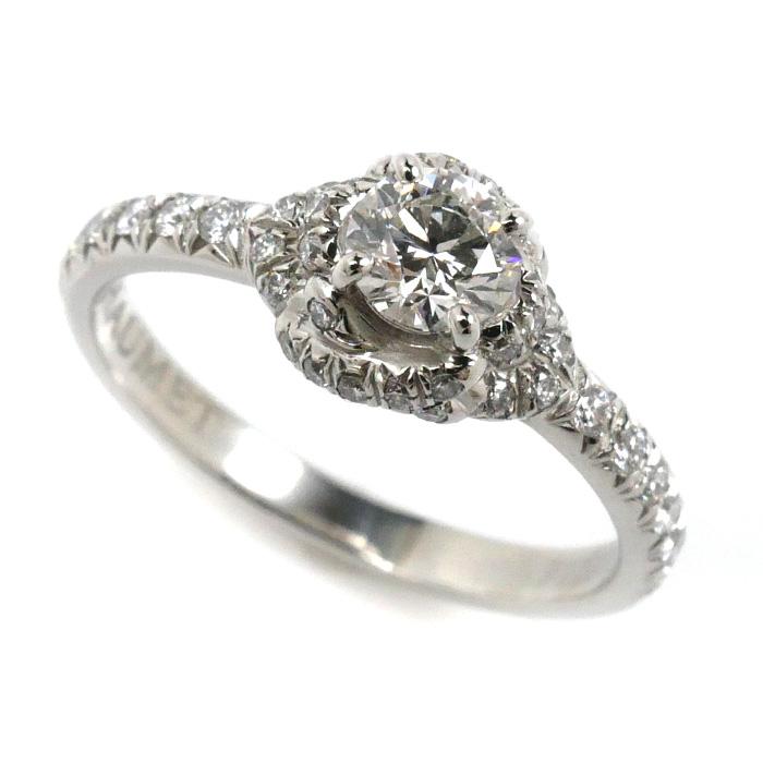 CHAUMET（ショーメ） Pt950プラチナ リアン ダムール ソリテール 