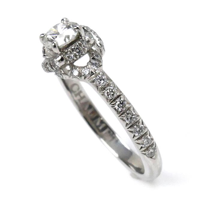 CHAUMET（ショーメ） Pt950プラチナ リアン ダムール ソリテール 