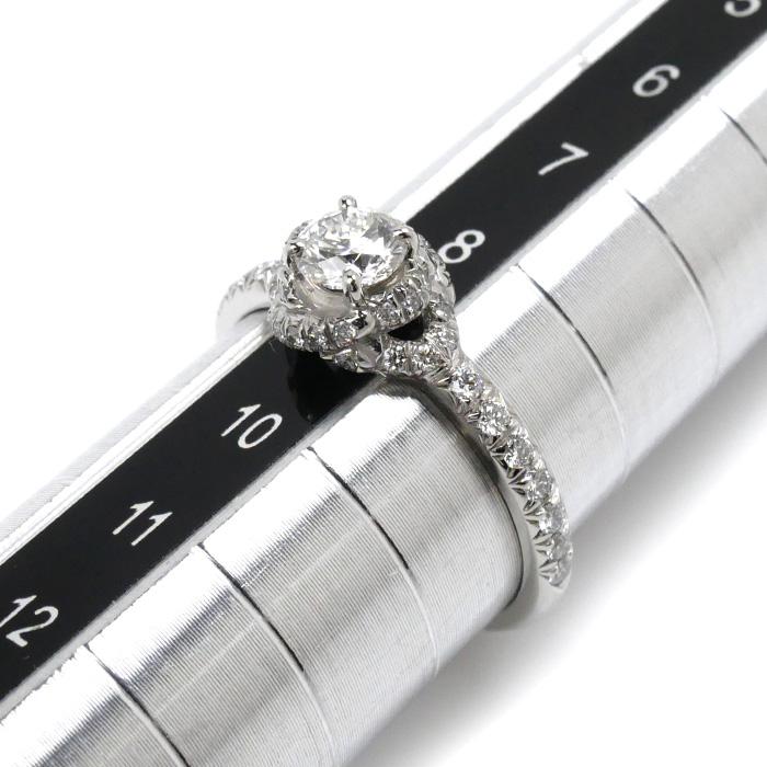 CHAUMET（ショーメ） Pt950プラチナ リアン ダムール ソリテール 