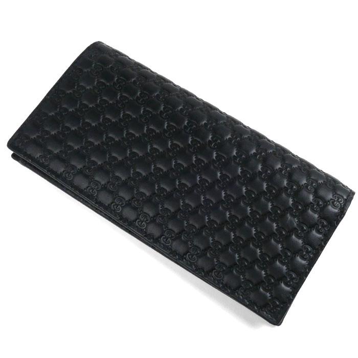 GUCCI グッチ マイクログッチシマ 長財布 ブラック 544479  