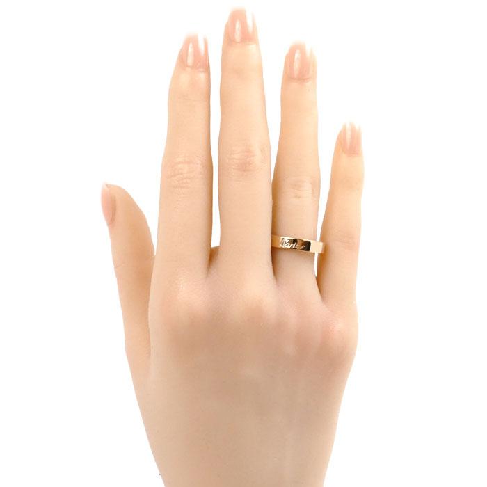 Cartier CARTIER カルティエ K18PG ピンクゴールド エングレーブド  