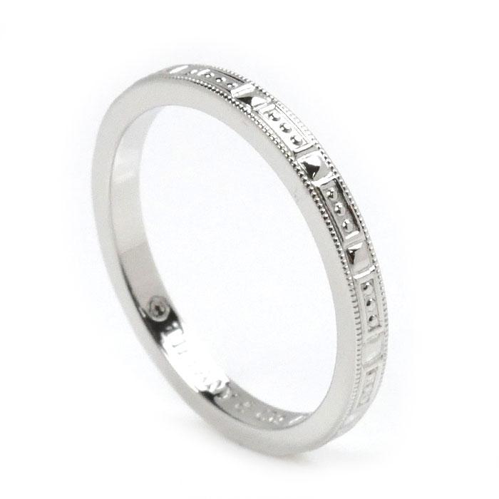 TIFFANY&Co.（ティファニー） Pt950プラチナ レガシー リング・指輪