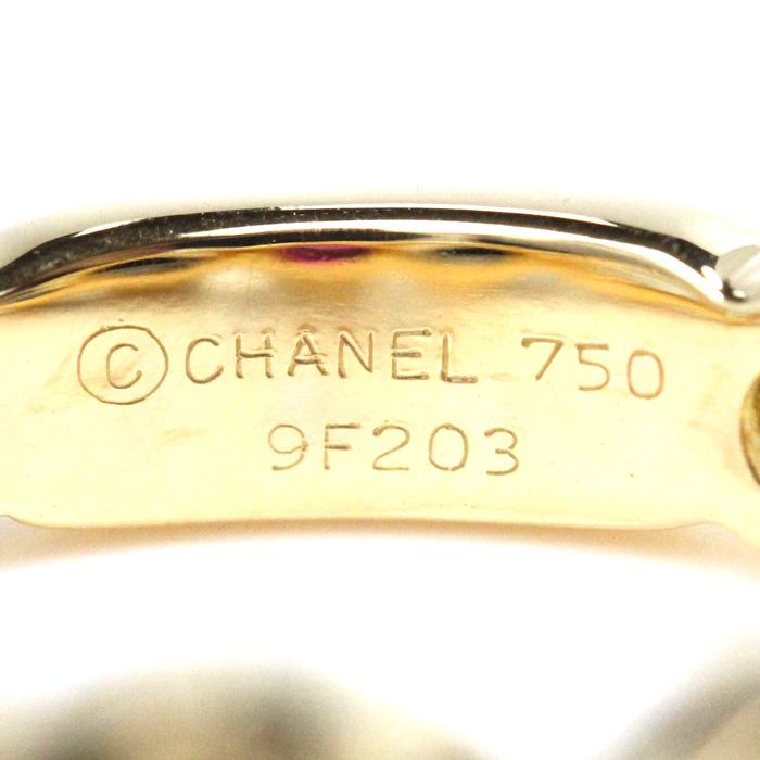 【美和子】シャネル　CHANEL K18 リング　12号 CHANEL（シャネル） K18YG イエローゴールド ココ ルビー リング・指輪