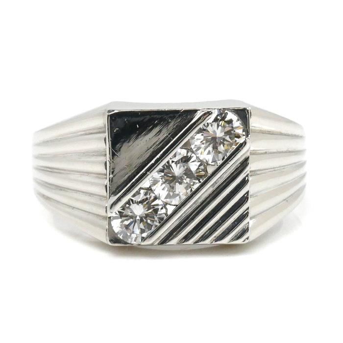 Pt900プラチナ ダイヤ リング・指輪 ダイヤモンド1.006ct 20号 14.5g 