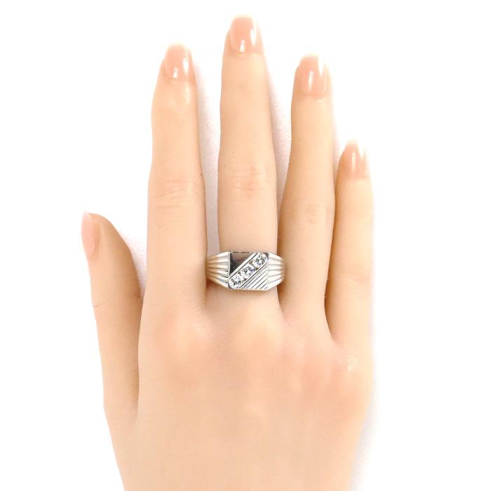 Pt900プラチナ ダイヤ リング・指輪 ダイヤモンド1.006ct 20号 14.5g 