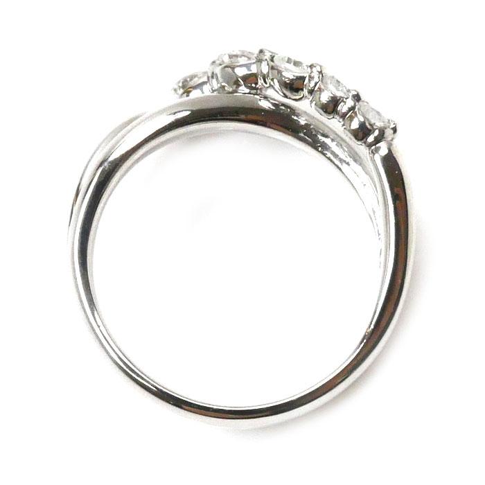 Pt900プラチナ ダイヤ リング・指輪 ダイヤモンド0.50ct 11号 5.9g 