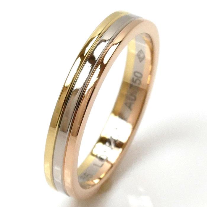 Cartier（カルティエ） K18YG/PG/WG ヴァンドーム スリーカラー リング