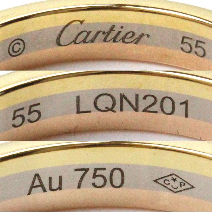Cartier（カルティエ） K18YG/PG/WG ヴァンドーム スリーカラー リング