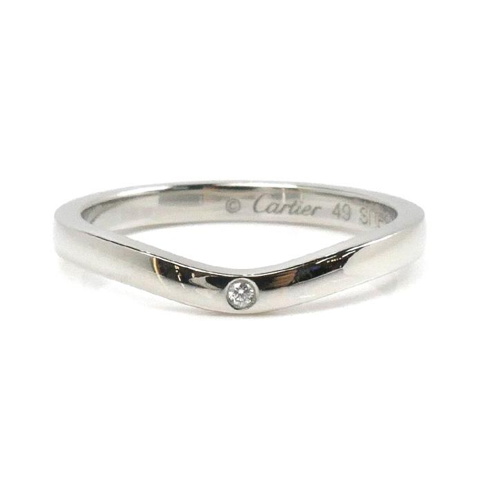 Cartier（カルティエ） Pt950プラチナ バレリーナ カーブ ウェディング