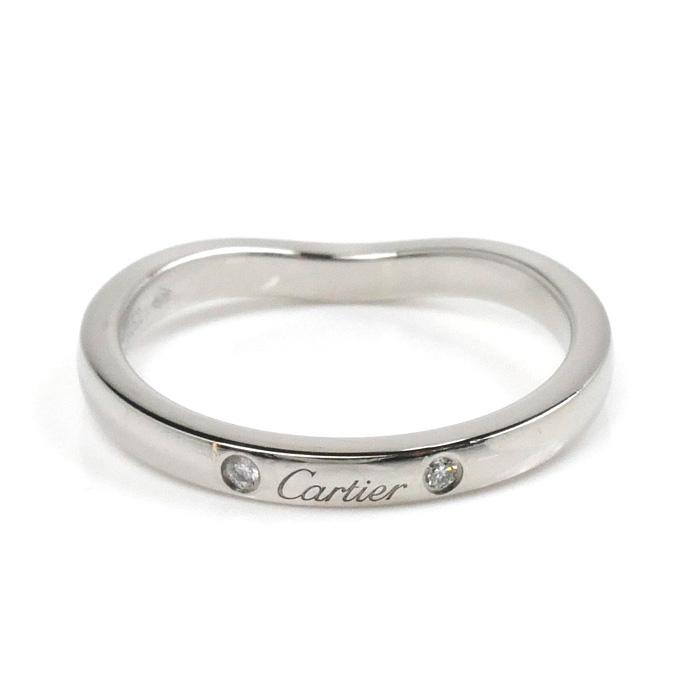 Cartier（カルティエ） Pt950プラチナ バレリーナ カーブ ウェディング