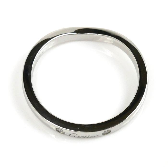 Cartier（カルティエ） Pt950プラチナ バレリーナ カーブ ウェディング