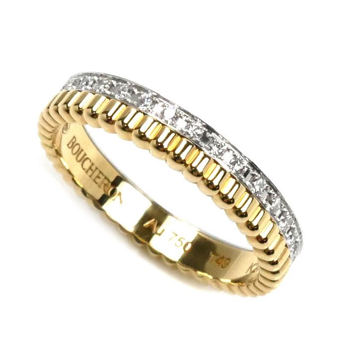 BOUCHERON（ブシュロン） K18YG/WG キャトルラディアント ハーフ 