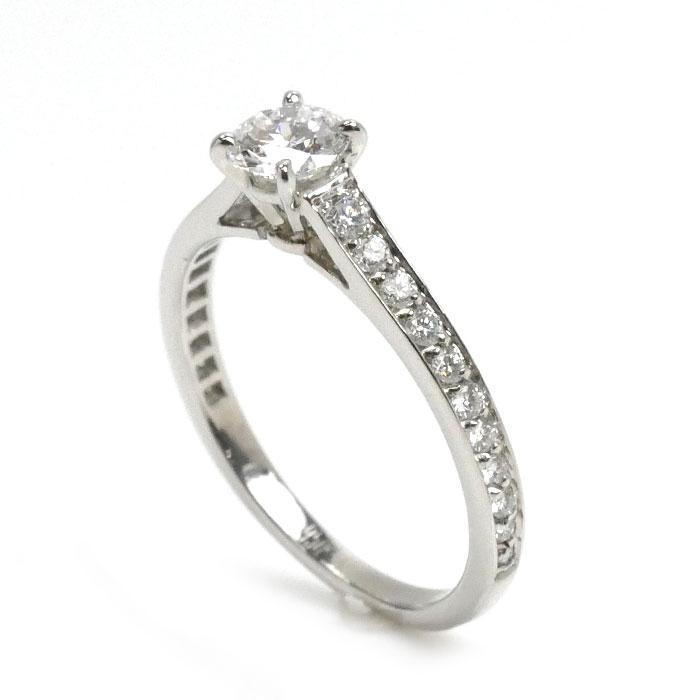 Cartier（カルティエ） Pt950プラチナ ソリテール1895 ハーフ