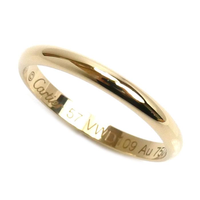 Cartier（カルティエ） K18YG イエローゴールド ウェディングリング