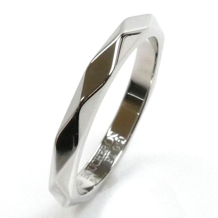 BOUCHERON（ブシュロン） Pt950プラチナ ファセット ミディアム リング