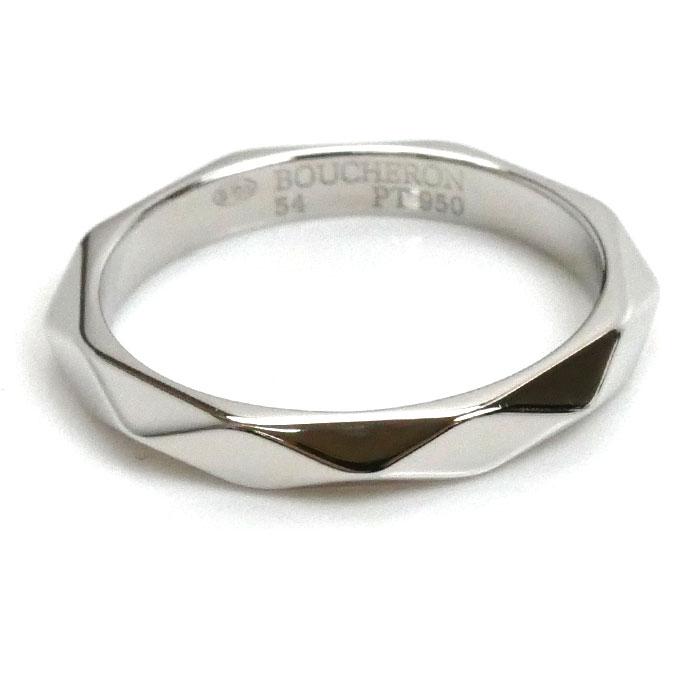 プラチナ950リング　14号 TIFFANY&Co.（ティファニー） Pt950プラチナ フラットバンド 3Pダイヤ