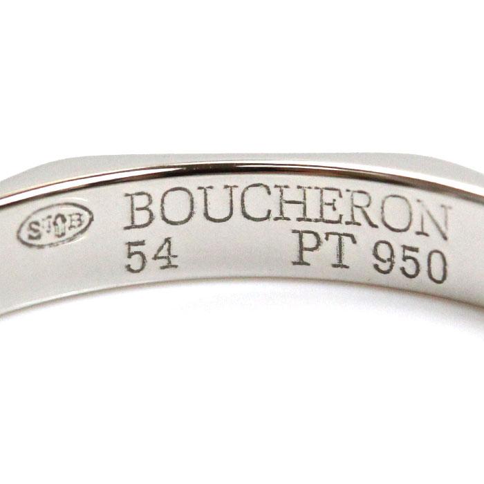 BOUCHERON（ブシュロン） Pt950プラチナ ファセット ミディアム リング