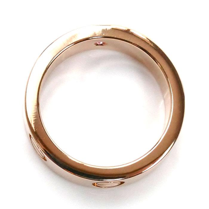 Cartier LOVEリング 18KPG ピンクサファイア カルティエ Cartier ラブリング フル ピンクサファイア ピンクゴールド