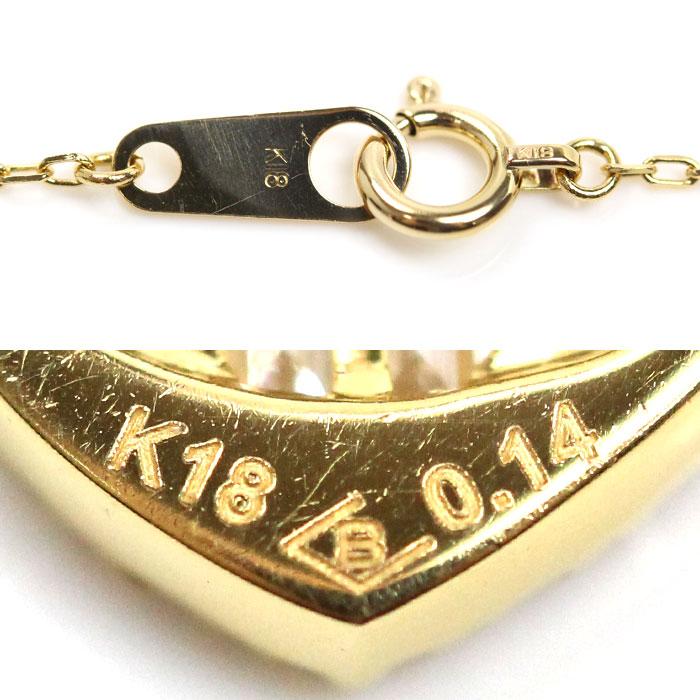 BELLESIORA ベルシオラ K18YG イエローゴールド ダイヤ ネックレス