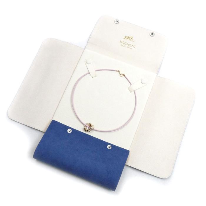MIKIMOTO（ミキモト） K18PG コードネックレス パール 珊瑚モチーフ 