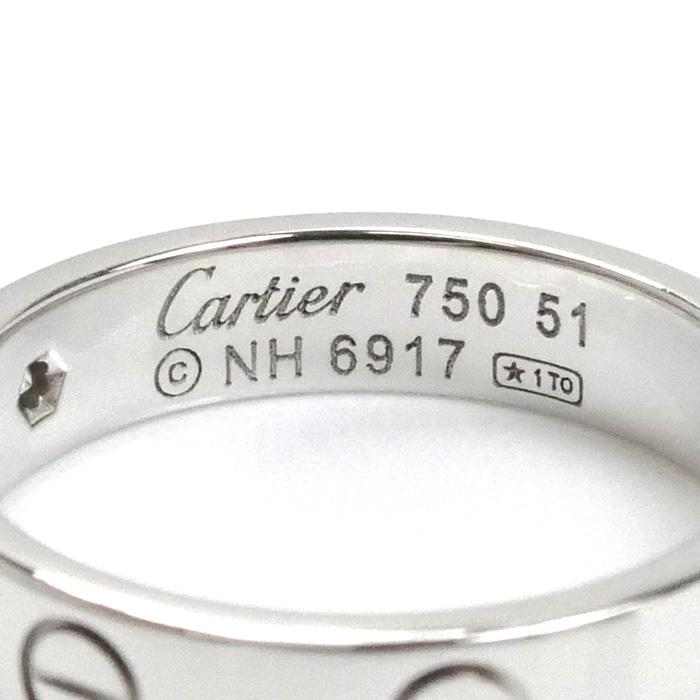 Cartier（カルティエ） K18WG ホワイトゴールド ミニラブ 1Pダイヤ