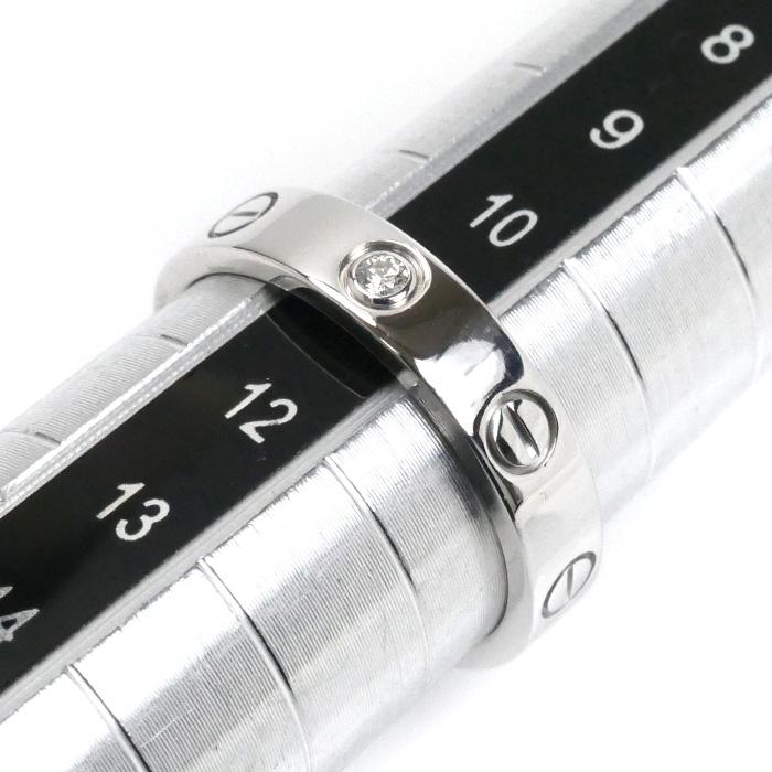 Cartier（カルティエ） K18WG ホワイトゴールド ミニラブ 1Pダイヤ