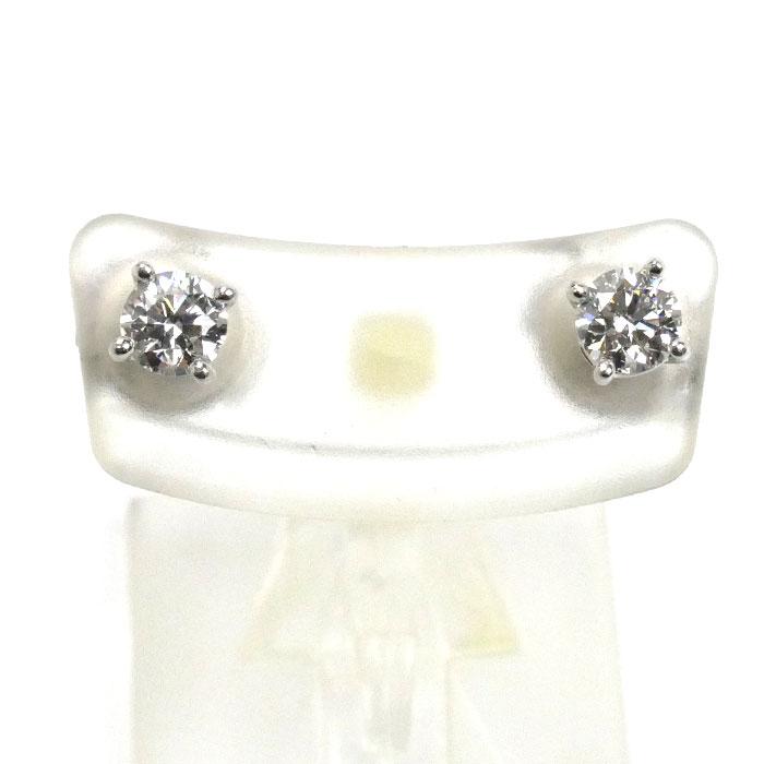 ティファニー ピアス ダイヤ 0.05ct程 片耳 Pt950 TIFFANY&Co.（ティファニー） Pt950プラチナ スタッド ダイヤ ピアス