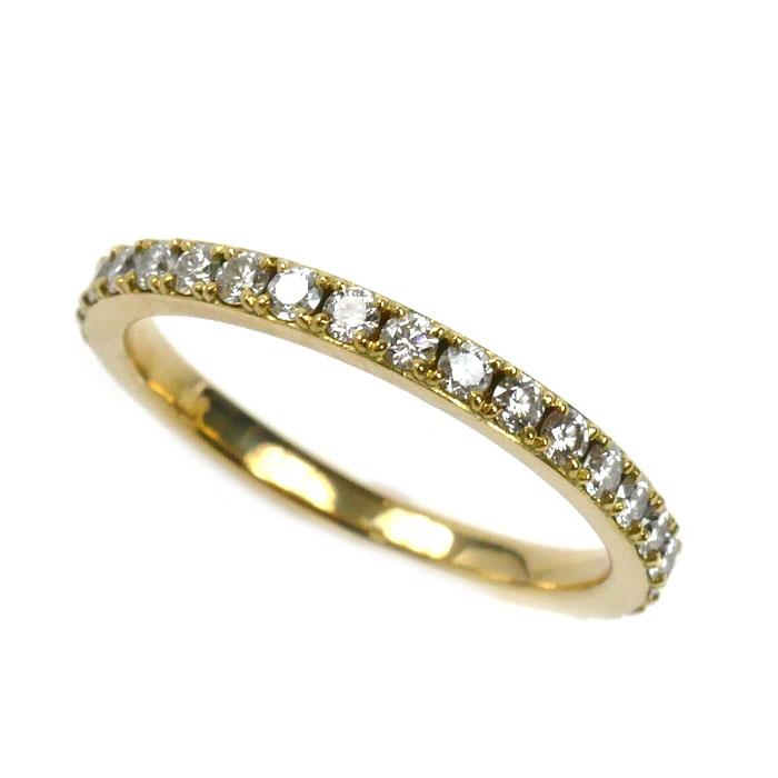 AHKAH（アーカー） K18YG プルミエトワール ハーフエタニティ ダイヤ