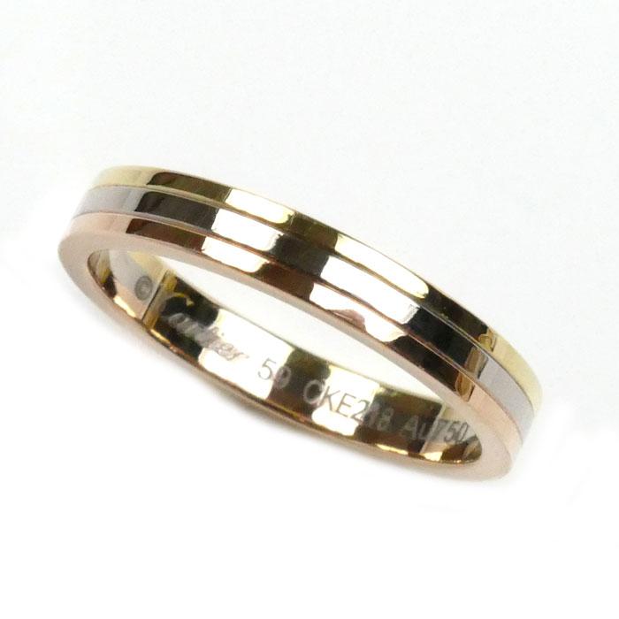 Cartier（カルティエ） k18YG/PG/WG ヴァンドーム スリーカラー リング