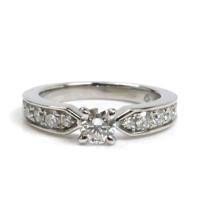 CHAUMET（ショーメ） Pt950 プリュム ソリテール ダイヤ リング・指輪 