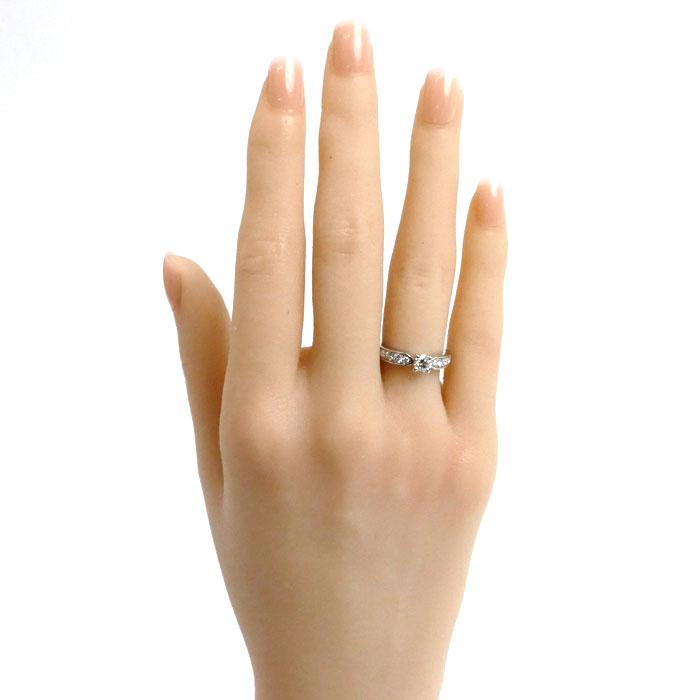CHAUMET（ショーメ） Pt950 プリュム ソリテール ダイヤ リング・指輪 
