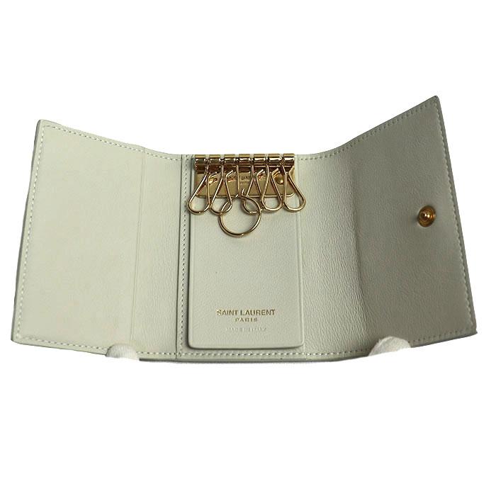 SAINT LAURENT PARIS サンローランパリ キーケース YSLライン
