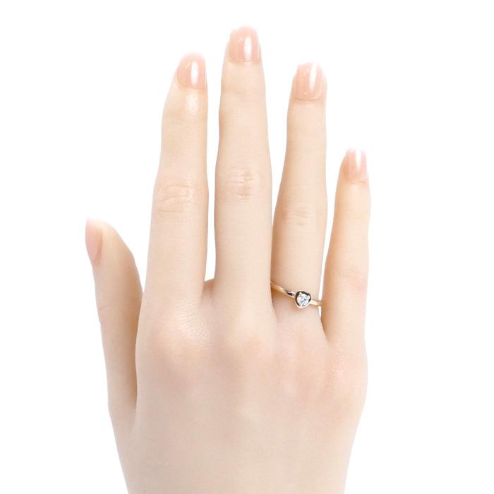 Cartier（カルティエ） K18PG ディアマン レジェ ドゥ ハート 1PD 