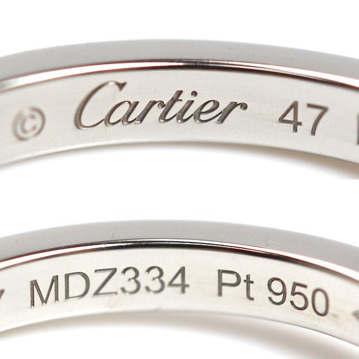Cartier（カルティエ） Pt950プラチナ バレリーナ カーブ ハーフ 