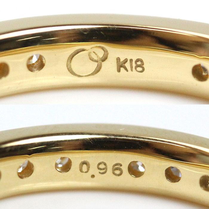 veretta8va ヴェレッタオッターヴァ K18YG フルエタニティ リング
