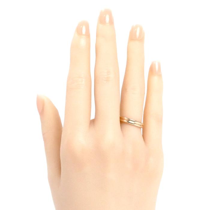 BOUCHERON（ブシュロン） K18PG ピンクゴールド ゴドロン リング・指輪
