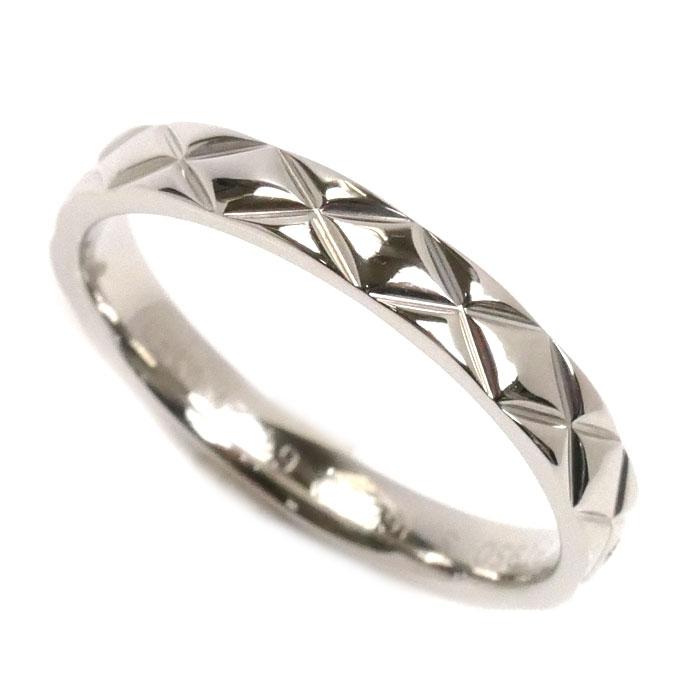 CHANEL（シャネル） Pt950プラチナ マトラッセ リング・指輪 23号 64