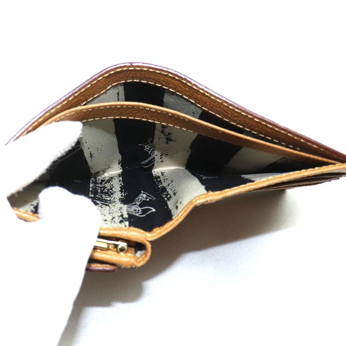 【極美品】ヴィヴィアンウエストウッド 三つ折り財布 オーブ キャメル レザー Vivienne Westwood ヴィヴィアンウエストウッド 三つ折り財布 キャメル