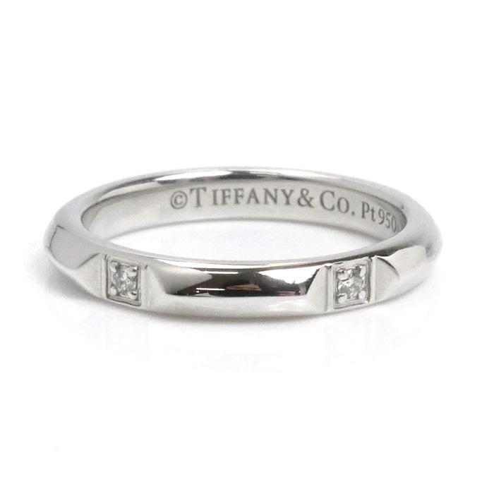 TIFFANY&Co.（ティファニー） Pt950プラチナ トゥルーバンド ダイヤ