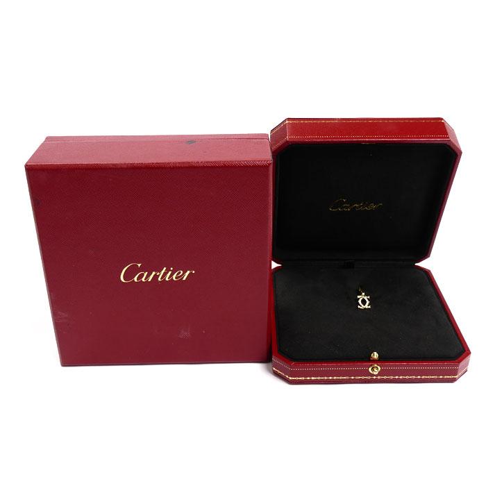 Cartier（カルティエ） K18YG イエローゴールド 2C ダイヤ チャーム