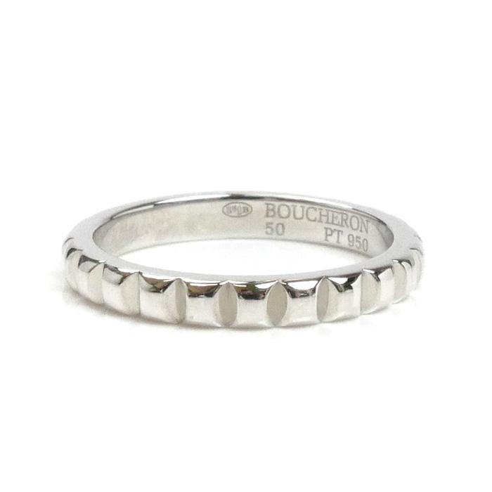 BOUCHERON（ブシュロン） Pt950プラチナ クルドパリ ミディアム リング