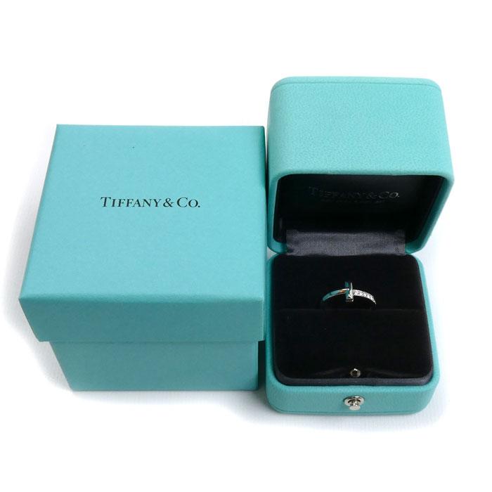 TIFFANY&Co.（ティファニー） K18WG ホワイトゴールド Tワン ナロー