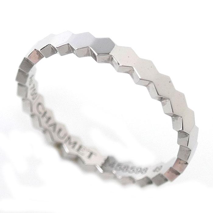 ショーメ ビーマイラブ ハニカム リング 45 750 K18WG 2805 CHAUMET Chaumet ショーメ K18WG ホワイトゴールド ビーマイラブ