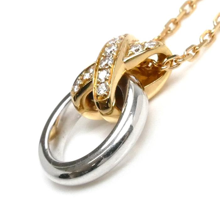 CHAUMET（ショーメ） K18PG/WG プルミエ リアン ネックレス 081697