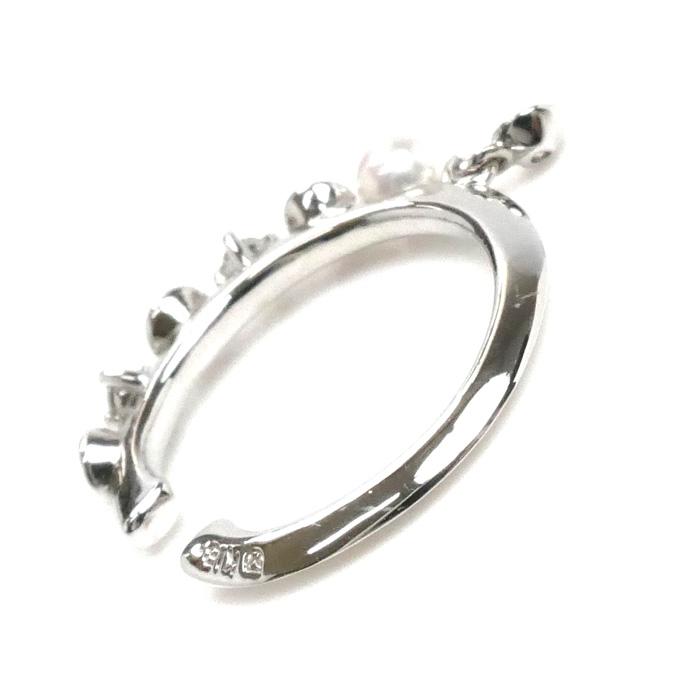 MIKIMOTO（ミキモト） K18WG ホワイトゴールド ディナー パール約3.0mm 