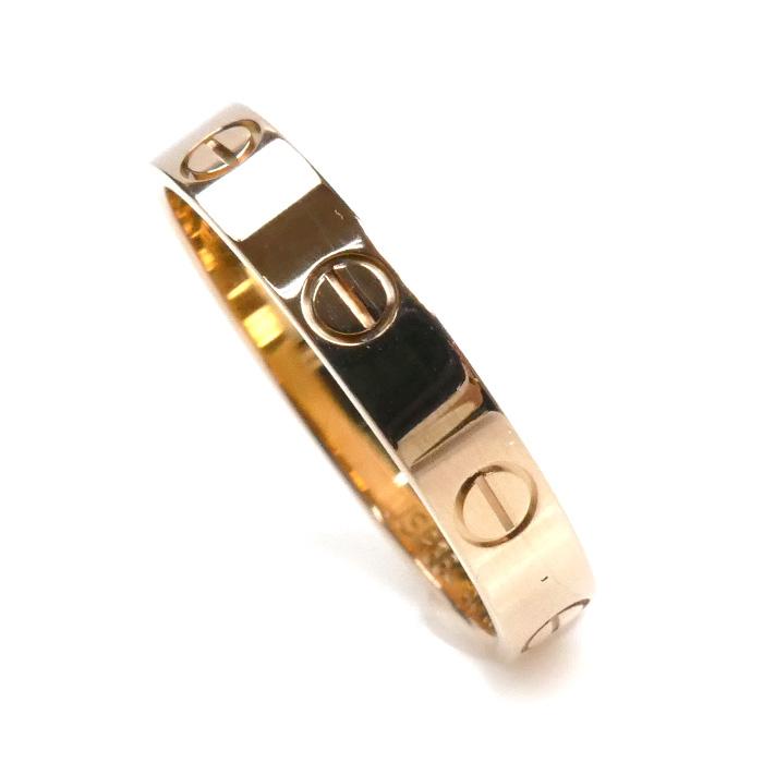 Cartier CARTIER カルティエ K18PG ピンクゴールド ミニラブ リング  